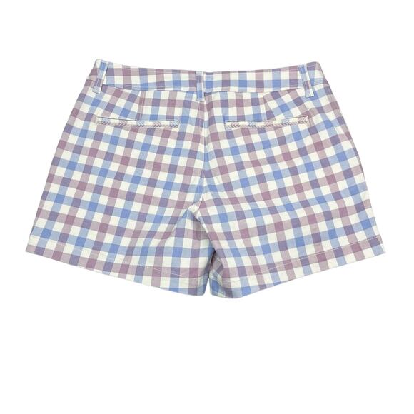 NWT MARKET & SPRUCE Checkered Chino Shorts Sz 8 Multicolor - Picture 5 of 5